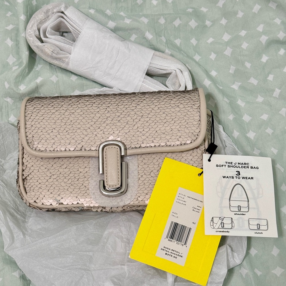 Marc Jacobs The Sequin J Marc Mini Shoulder Bag